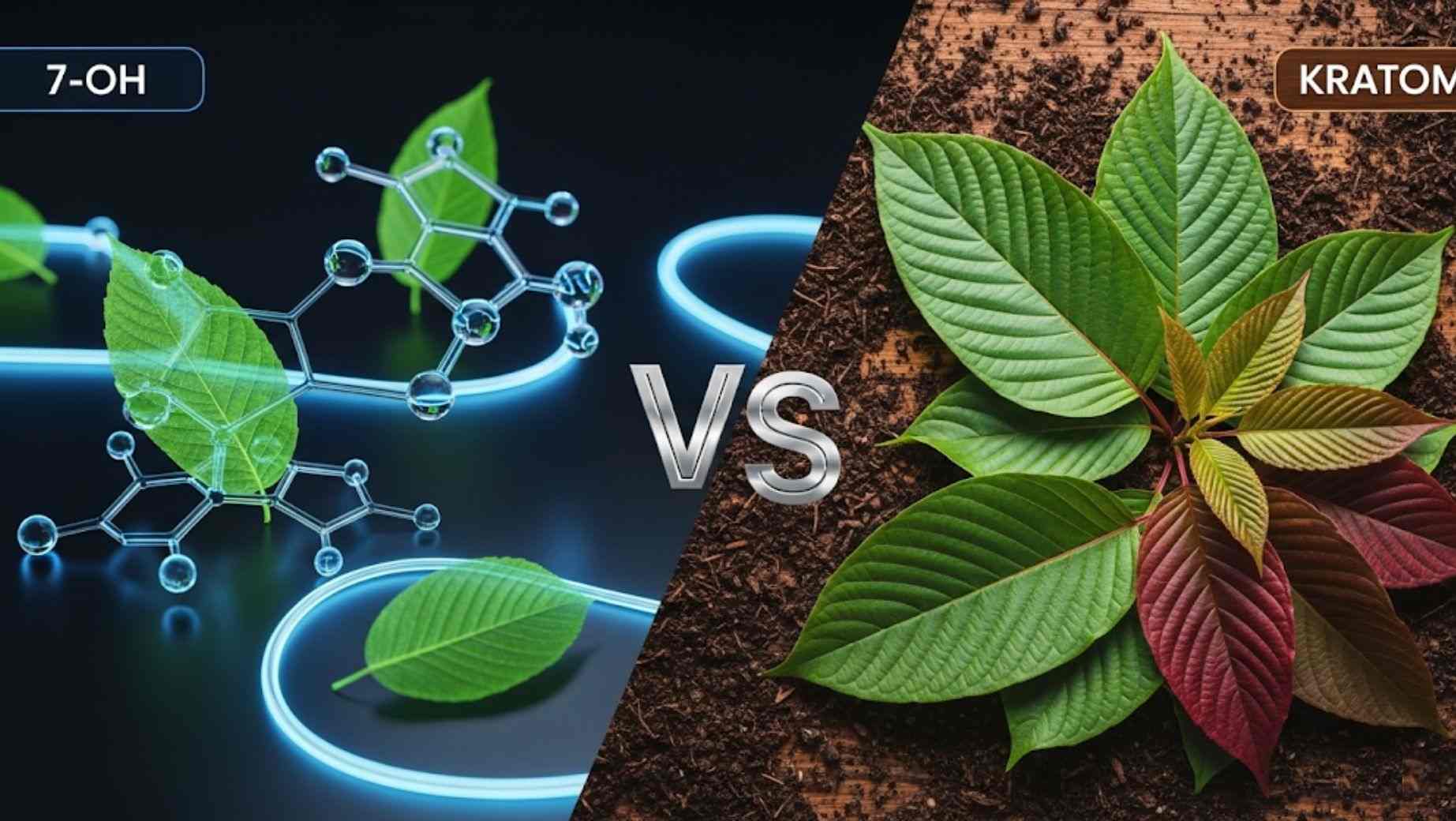 7-OH vs. klasszikus kratom