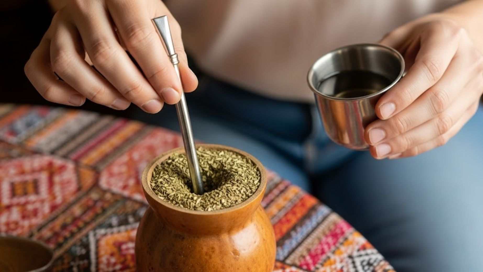 Hogyan kell használni a rozsdamentes acél bombillát és a kalabaszt Yerba Maté ivásakor?